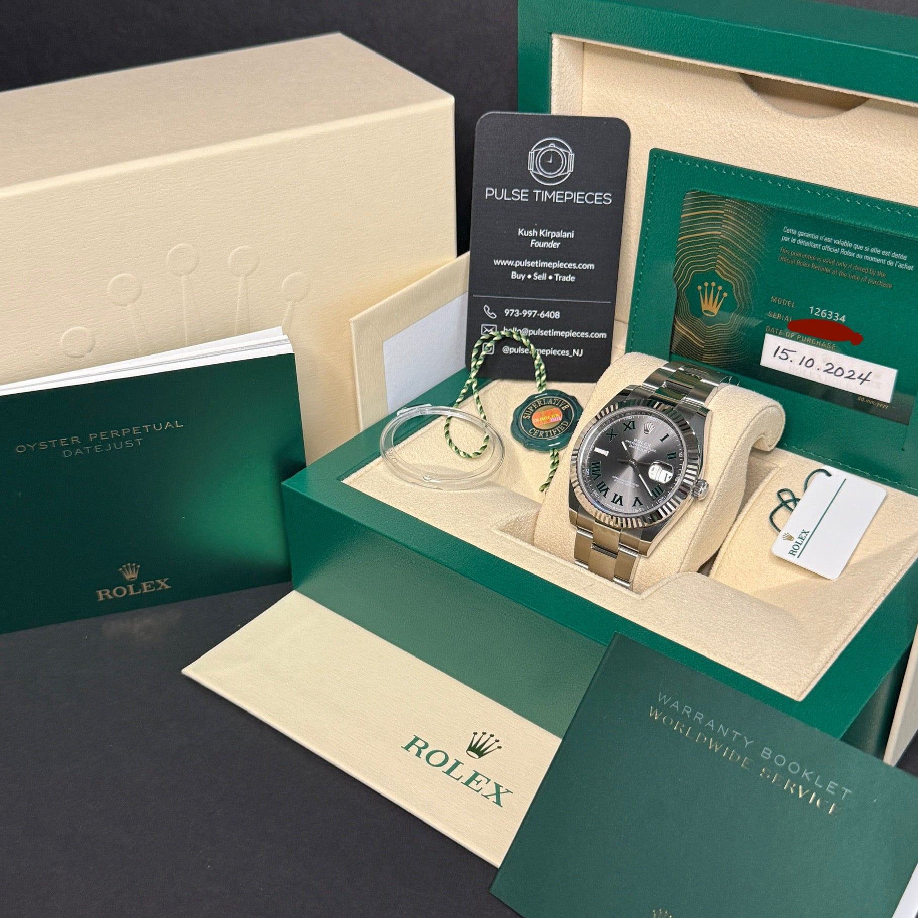 Rolex Datejust 41 Wimbledon - 126334