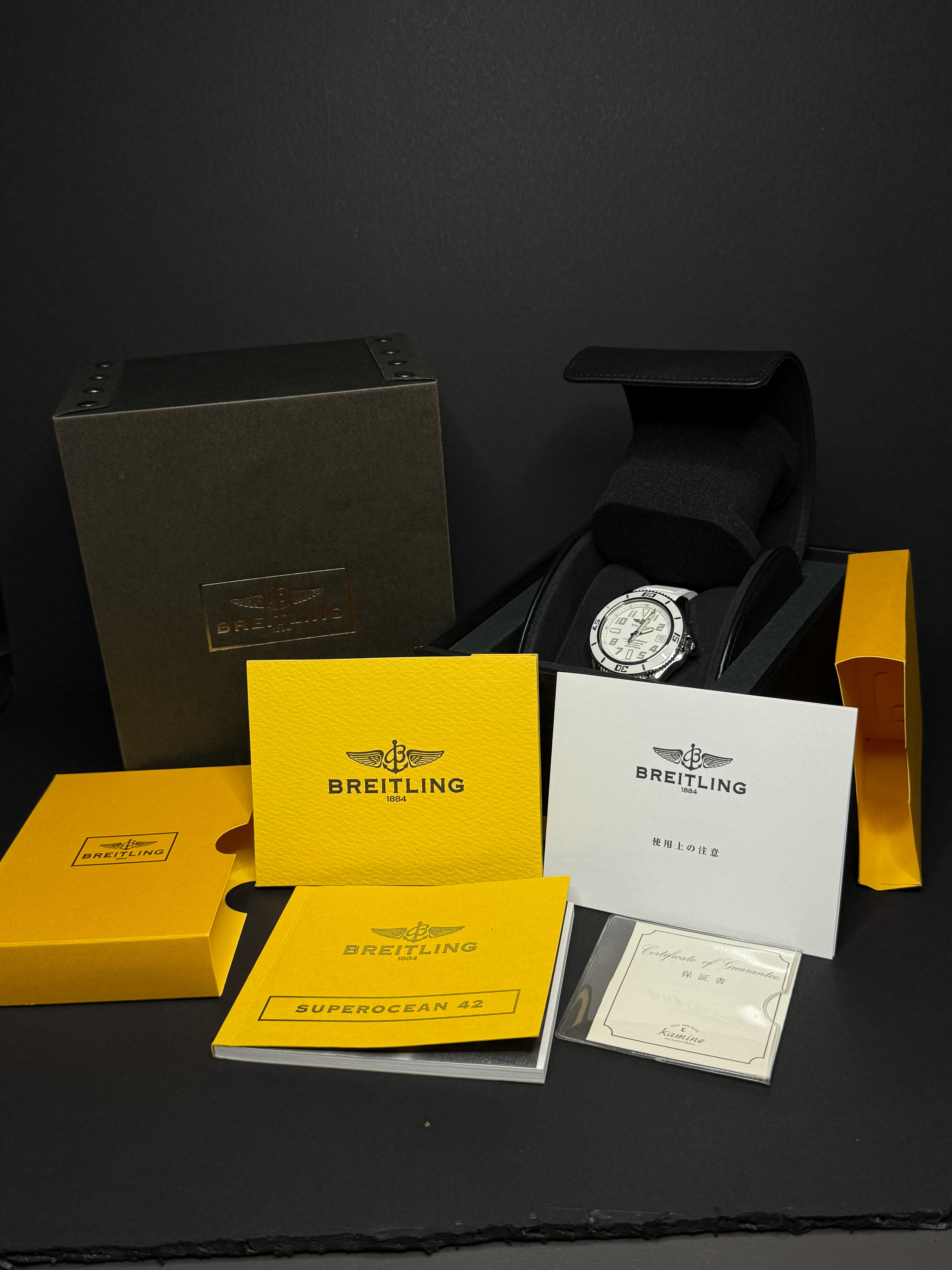 Breitling Superocean 42 White Dial – Ref. A17364 – 42mm Stainless Steel – Watch & Box Only