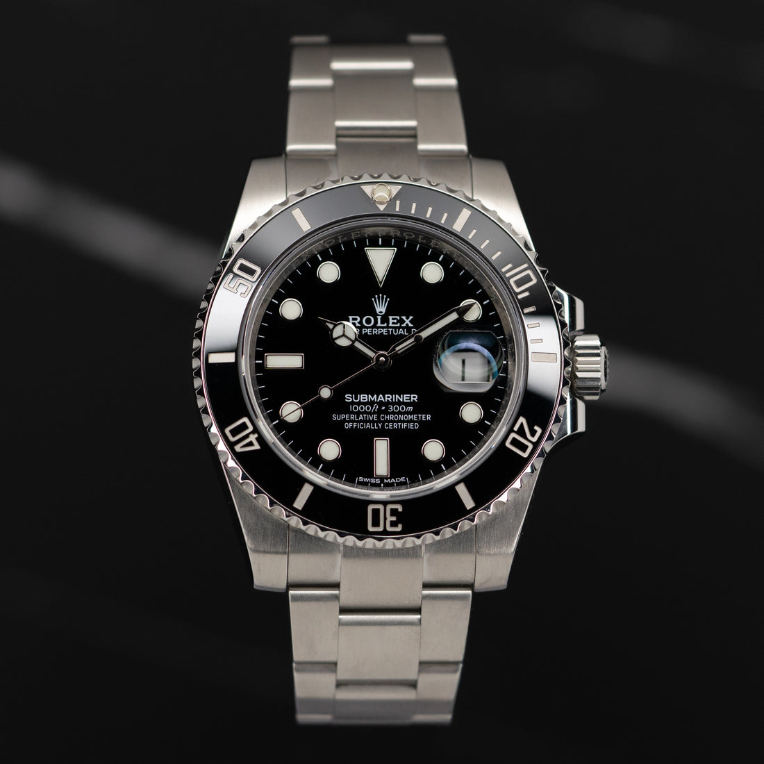Rolex Submariner Date 116610LN — Black Dial, Full Set, Mint