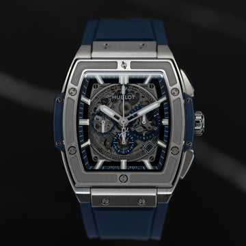 Hublot Spirit Of Big Bang Blue 601.NX.7170.LR — Skeleton, Full Set, Mint 9/10