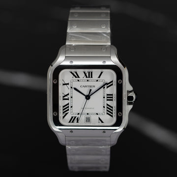 Cartier Santos De Cartier Large WSSA0018 — White Dial, Full Set, Brand New 2026