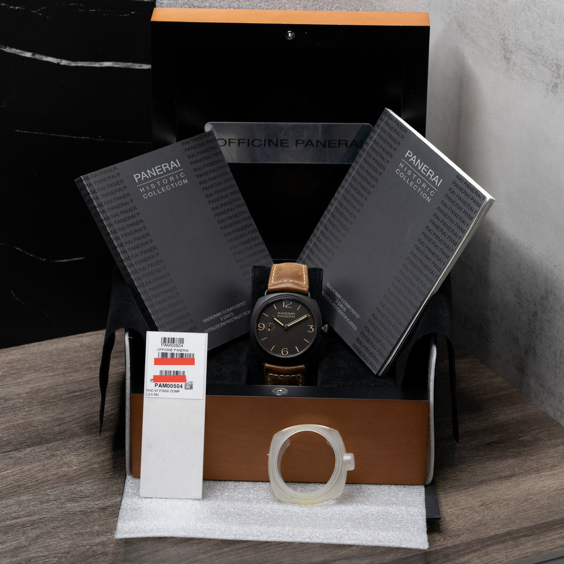 Panerai Radiomir Composite PAM00504 — Brown Dial, Full Set, Excellent Conditiom