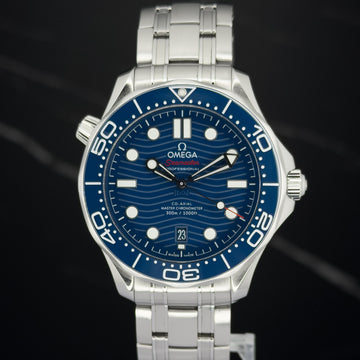 Omega Seamaster Diver 300m Blue Wave 210.30.42.420.03.001 — 2023, Full Set, Very Good