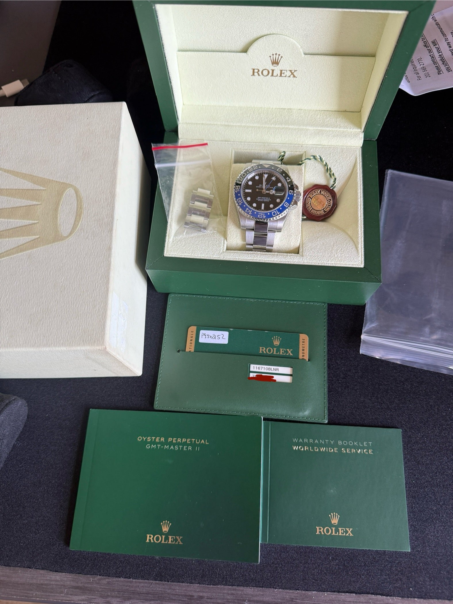 Rolex GMT-Master II “Batman” – 116710BLNR