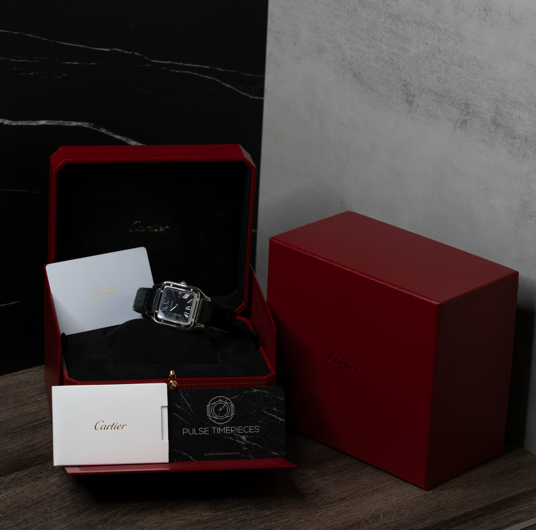 Cartier Santos-Dumont Black Lacquer WSSA0046 2026 Full Set