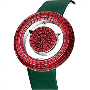 Jacob & Co. Brilliant Mystery Baguette All Rubies 38 mm BM526.30.BR.BR.A