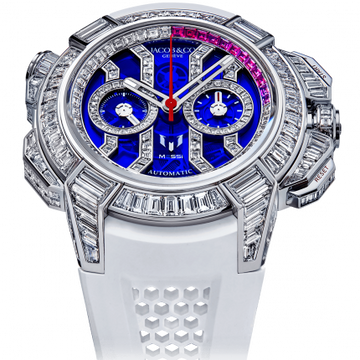 Jacob & Co. Epic X Chrono Messi Full Baguette 47 mm EC422.30.BD.UA.ABRUA