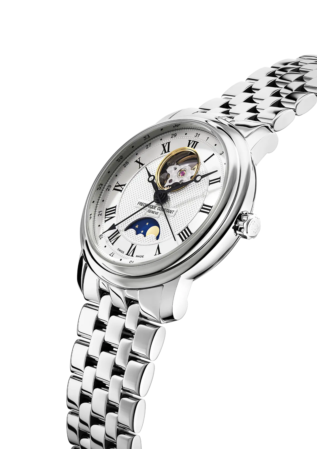 Frederique Constant Classics Heart Beat Moonphase Date - FC-335MC4P6B2